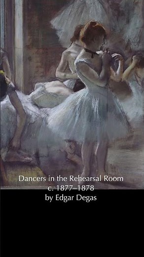 A Quiet Ballet Rehearsal | Degas Masterpiece #museumart #4ktvwallart #fineart #ballet