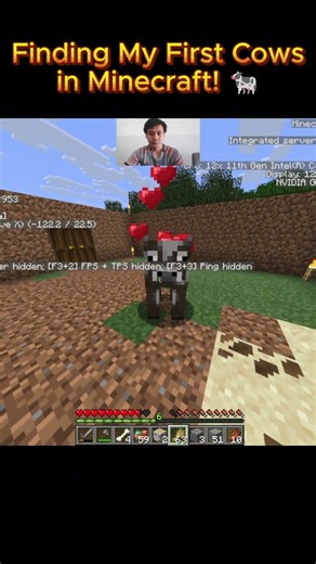 Searching for My First Cows to Start a Meat Farm 🐄 Minecraft