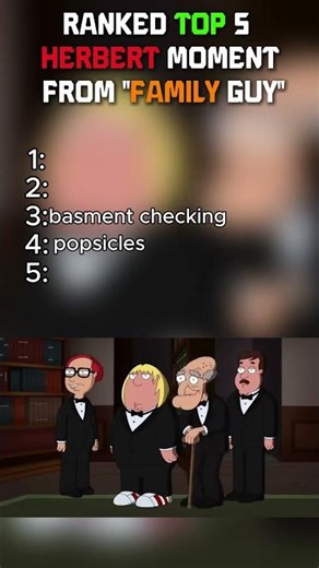HERBERT WENT TOO FAR 💀#familyguy #jokes #comedy #ranking