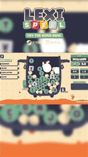 My roguelike word game has a demo! #indiegame #demo #roguelike