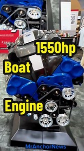 SubForMore Mercury Racing 1350 & 1550 are pure offshore monsters🔥 Both are 9.0L (552ci) QC4V twin-turbo V8s built to live at wide-open throttle. The 1350 delivers brutal power on pump fuel with massive torque, while the 1550 turns it up even further for extreme racing builds. Huge boost, race cooling, and insane reliability at speed. Follow @mranchornews for more high-power marine tech! #speedboat #engine #racing | Mr.Anchor News Club