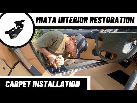 Miata Interior Restoration NEW CARPET!!
