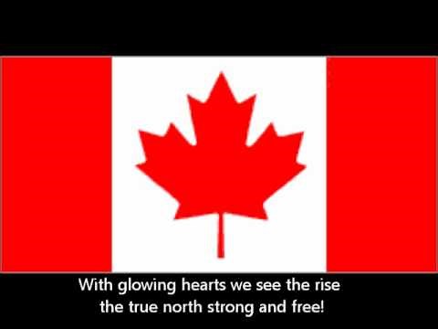 Oh Canada-Canadian national anthem-English lyrics