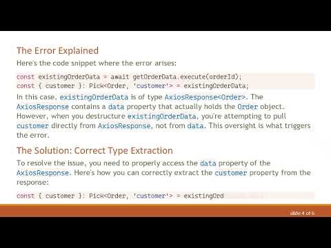 Solving the Typescript AxiosResponse Type Error: How to Properly Extract Data