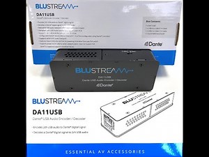 Unboxing the DA11USB - Dante® USB Audio Encoder / Decoder