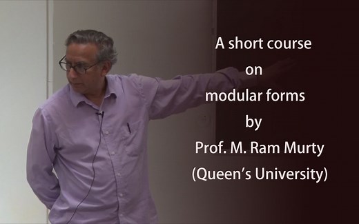 A Short Course on Modular Forms模形式by Prof M Ram Murty