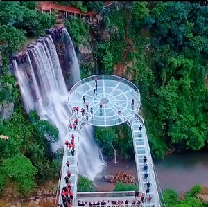 55K views · 1.1K reactions | This transparent bridge with observation deck is the world's largest glass structure. | GIAdventure | Facebook