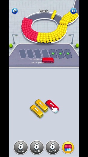 Bus Rush Fever Level 1 WalkthroughTraffic Puzzle Gameplay | Solutionguruji