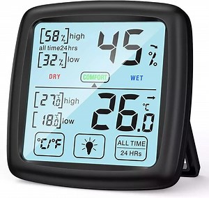 [Hot Item] Indoor Room LCD Digital Hygrometer Thermometer for Room Temperature Humidity