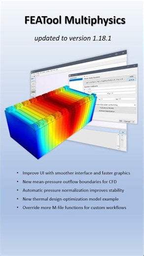 FEATool Multiphysics 1.18.1 Update