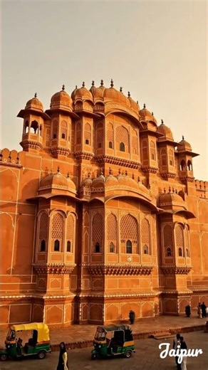 You Won’t Believe This is Jaipur 😍 India’s Pink City in 8K #jaipur #pinkcity #hawamahal #shorts