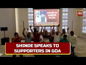 Eknath Shinde Speaks To Rebel MLAs In Goa Ahead Of Swearing-In Ceremony