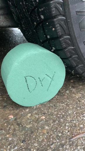 Cleaning Tires with Foam: Satisfying Close-Up View