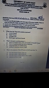 What does the Theta (Θ) notation represent?A. Lower boundB.... | Filo