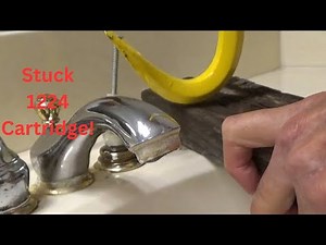 Replacing Stuck Moen Cartridge 1224 From Bathroom Faucet