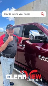 3.1K views · 41 reactions | Do you find yourself having trouble extending your Clearview Towing Mirrors, let Uncle Mike demonstrate how to extend them correctly with our Next Gen Towing Mirrors! | Clearview Accessories | Facebook