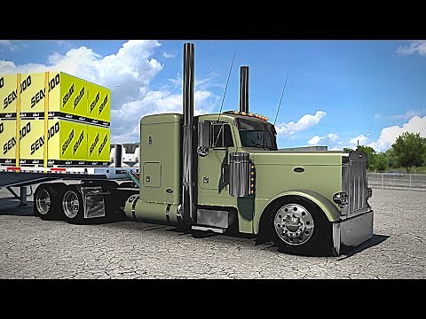Peterbilt 379 - (Custom Outlaw Truck) - American Truck Simulator ATS 4K - Zeemod C15 6NZ - BiggDogg