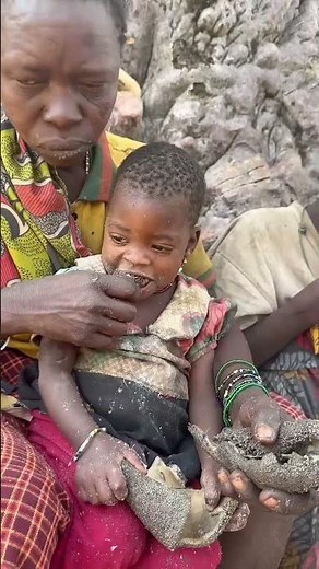 The daily life and diet of the Hazarbi tribe #africa