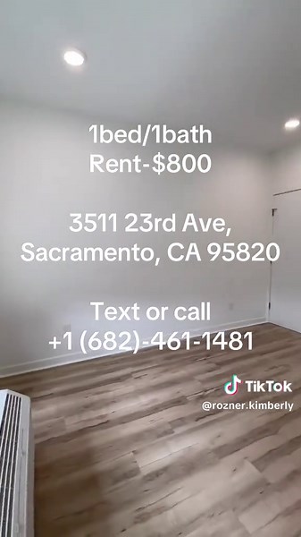 1 Bed 1 Bath Apartment for Rent in Sacramento, CA