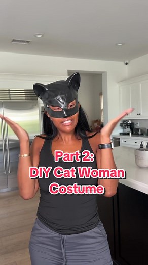 DIY Catwoman Halloween Costume Tutorial