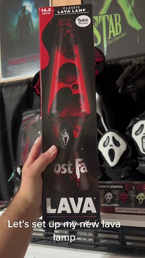 Setting up a Ghostface Lava Lamp: A Chilling Addition to Your Decor