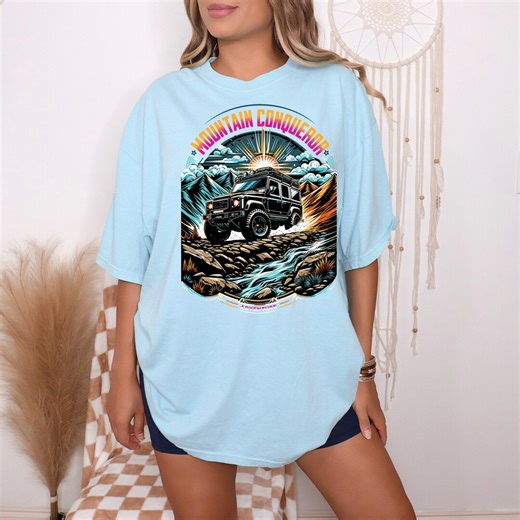 Mountain Conqueror Off-road Truck T-shirt | Adventure 4x4 Outdoors Tee - Etsy