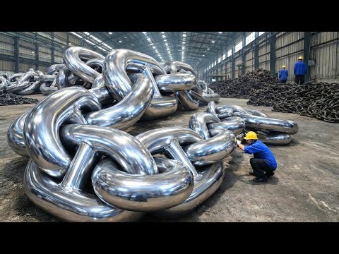 Inside the FACTORY of the TOUGHEST Anchor Chains: A Journey of Craftsmanship!