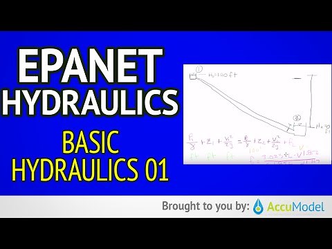 EPANET Basic Hydrulics 01 | Hydraulic Modeling