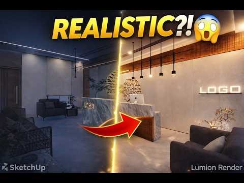 From SketchUp to REALISTIC Render (Lumion Tutorial)