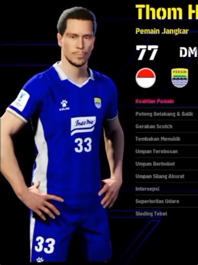 WOW CARD PROF THOM HAYE GESSS🥶 #persib #cardefootball #pes #pesindonesian #efootball