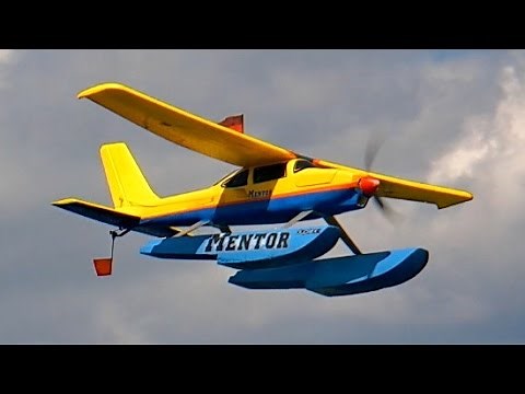MULTIPLEX MENTOR WITH FLOATERS RC WATER PLANE FLOAT PLANE
