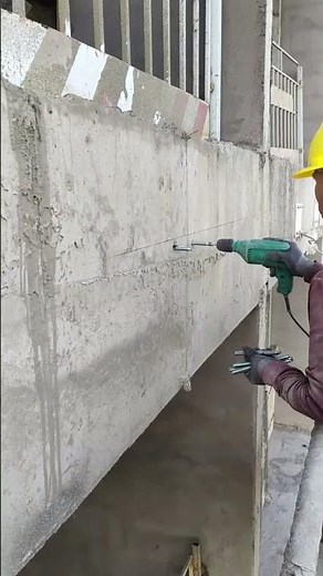 Embedded Plate in Curtain Wall Construction - Embedded Plate Installation#shorts