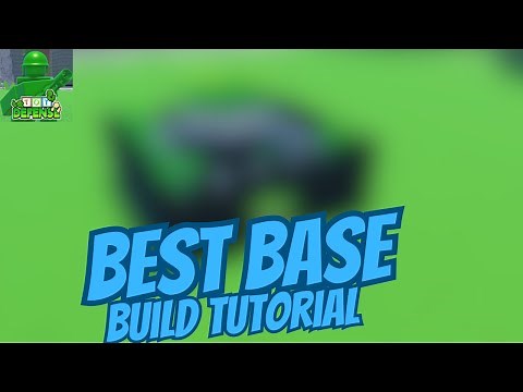 How to Build The BEST BASE in Toy Defense