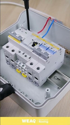How to Connect Multiple MCBs and a DIN Rail Contactor on a Rail.