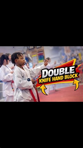 Double Knife Hand Block 🥋 | Taekwondo Technique Breakdown