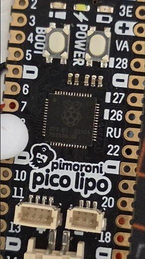 Pimoroni Pico Lipo #raspberrypi #pico #rp2040 #microcontroller #stem