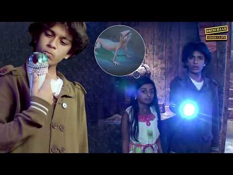 जादुई टॉर्च की रोशनी से छिपकली जिंदा हो गई ? Kids Special Magical Best Movie Scene | Mayapur 3D