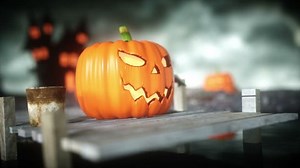 Halloween Pumpkin Spooky Graveyard Horror Night Stock Footage Video (100% Royalty-free) 19857877 | Shutterstock