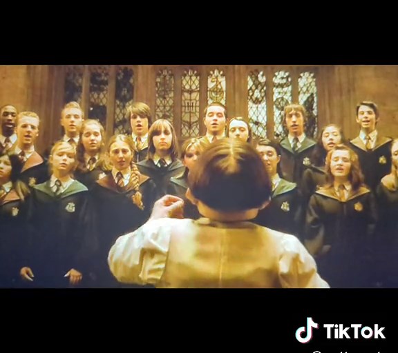 Filius Flitwick conducting Hogwarts Frog Choir #filiusflitwick #hogwartsfrogchoir #harrypottertiktok #cutscenes #deletedhpscenes