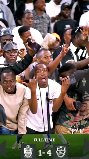 APR FC Fans expressing their feelings with Four fingers! 😂