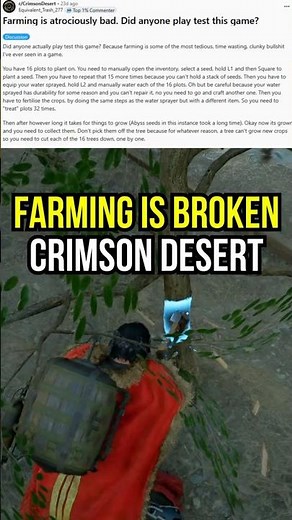Crimson Desert Farming Is BROKEN #crimsondesert #gaming #crimsondesertgame