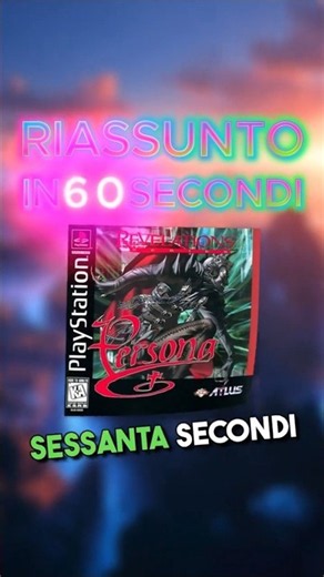 The Story of the FIRST Persona in 60 Seconds! 🎭⚡ (Revelations: Persona)