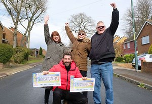 Neighbours win huge £3.7m jackpot in postcode lottery