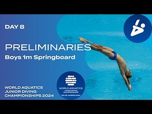 Epic Boys 1m Springboard Prelims Highlights | Day 8 | Junior Diving 2024