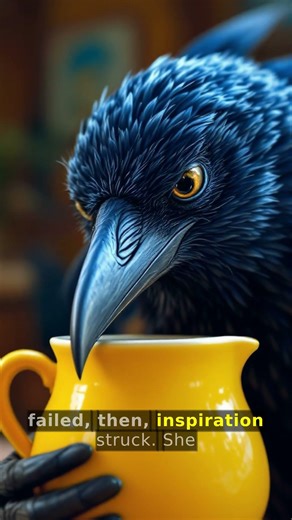 DYING CROW'S GENIUS MOVE THAT SAVED HER LIFE