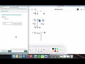 Additive Property of Equality with Integers