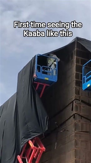 First time seeing the Kaaba like this#kaba #makan #makkah #makkahmadinah #abarkuh #kawar #kayaba