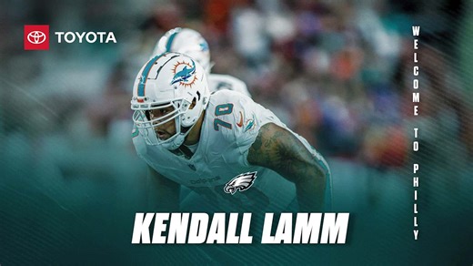 Eagles sign Kendall Lamm to one-year deal