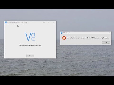 Resolving VNC Viewer "An authentication error occurred" connecting to a Mac
