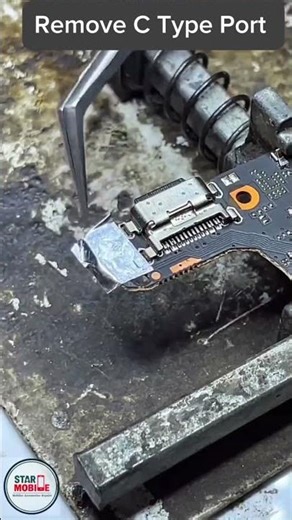 Remove C Type Port #ctype #repairing #mobiletips #smartphone